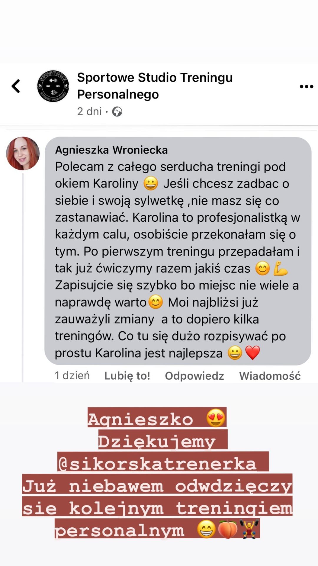 Opinia klientki 6