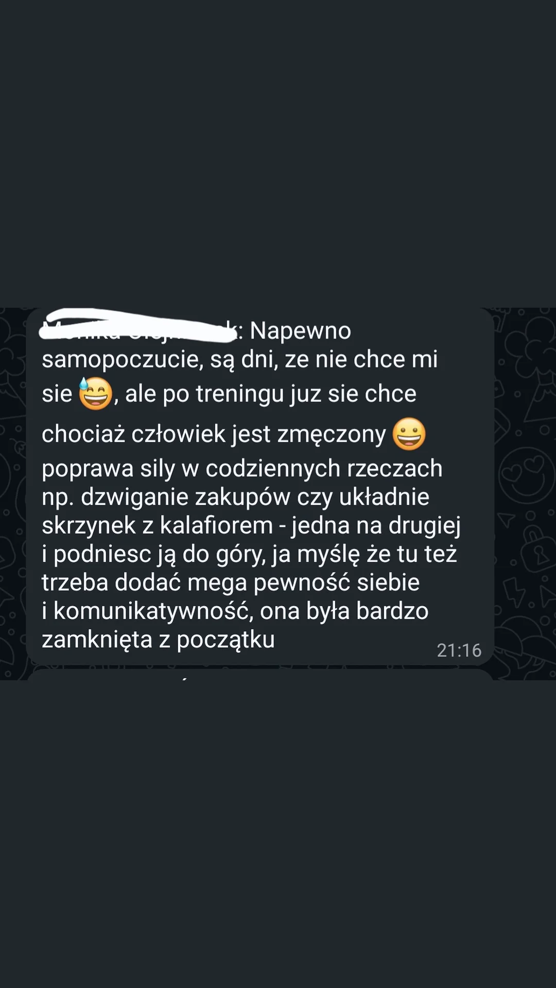 Opinia klientki 12